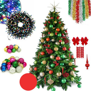 Brad de Craciun 180cm + accesorii pentru impodobit