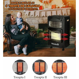 SOBA PE GAZ + INSTALATIE 100M