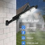Set 2 x Lampa Solara stradala 90 LED-uri, 3 moduri de functionare, cu telecomanda.