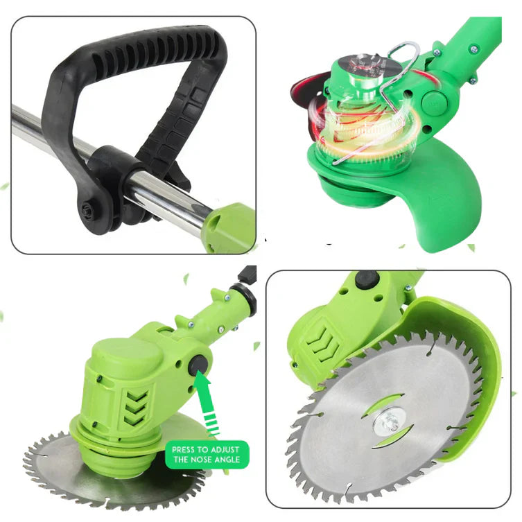 Motocoasa-electrica 48, 6000mah, 18000 rpm cu 2-acumulatori