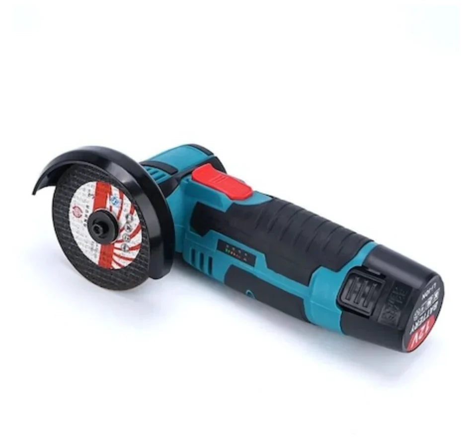 Mini Polizor Unghiular Flex Electric 36V cu 2 Acumulatori, 5 Discuri Incluse