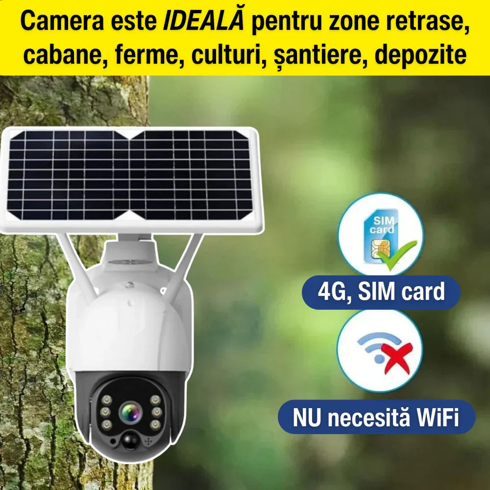 Camera LENSO Solara Cartela SIM 5 MP + CARD 32 GB