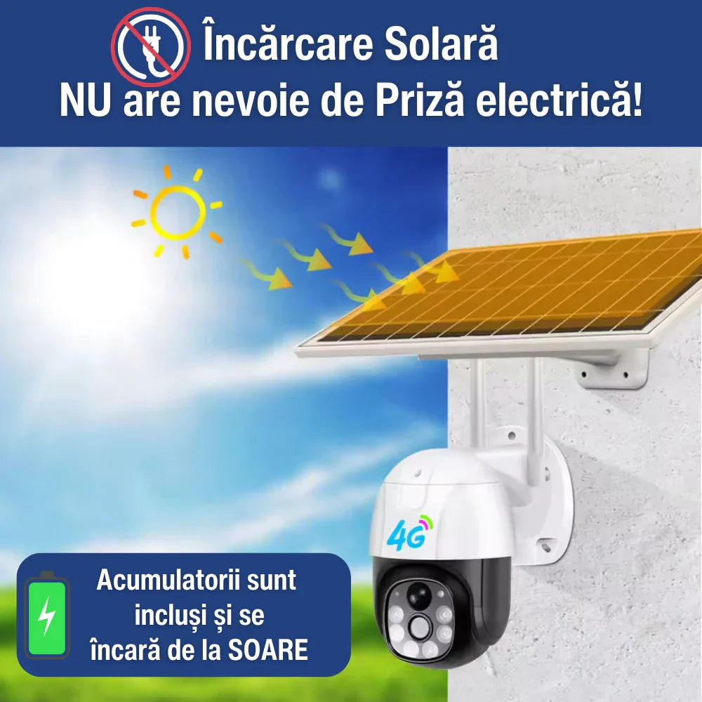 Camera LENSO Solara Cartela SIM 5 MP + CARD 32 GB