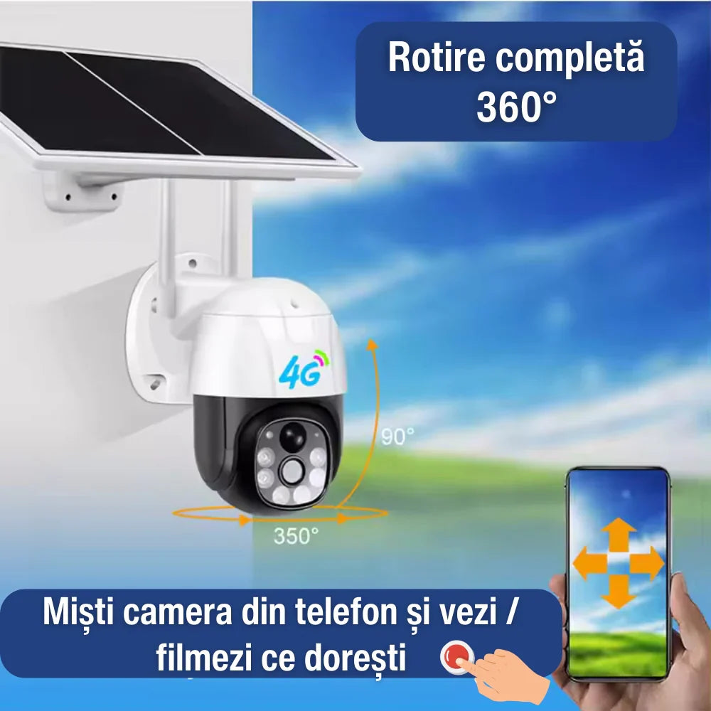 Camera LENSO Solara Cartela SIM 5 MP + CARD 32 GB