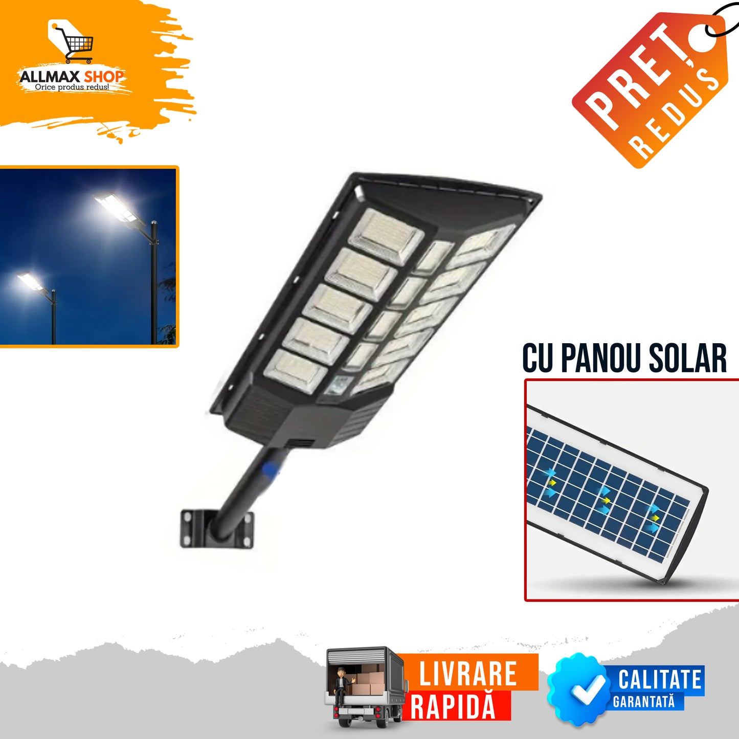 LAMPA SOLARA STRADA PRO-LED xxl