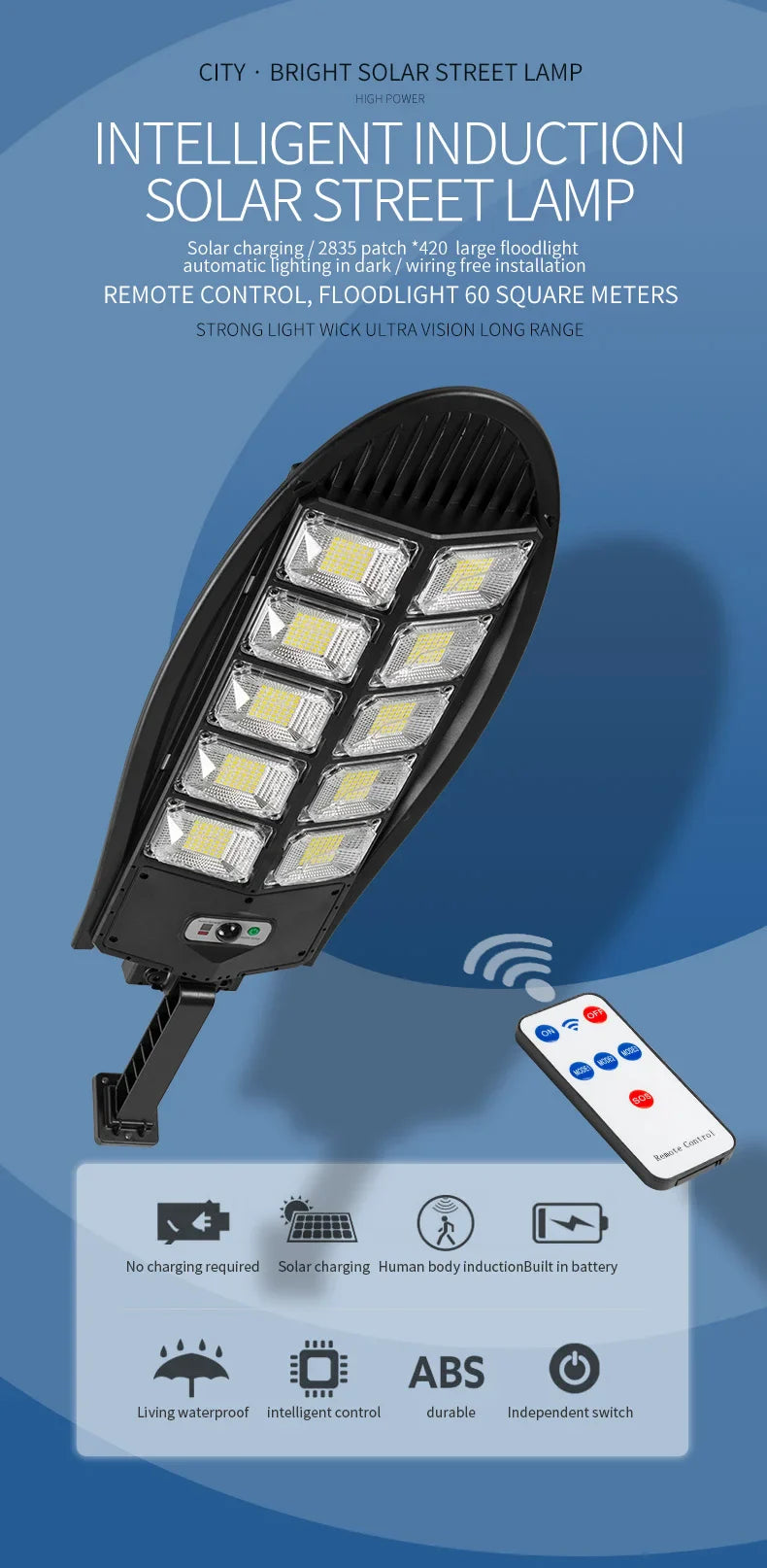 LAMPA SOLARA STRADALA PRO 3000w