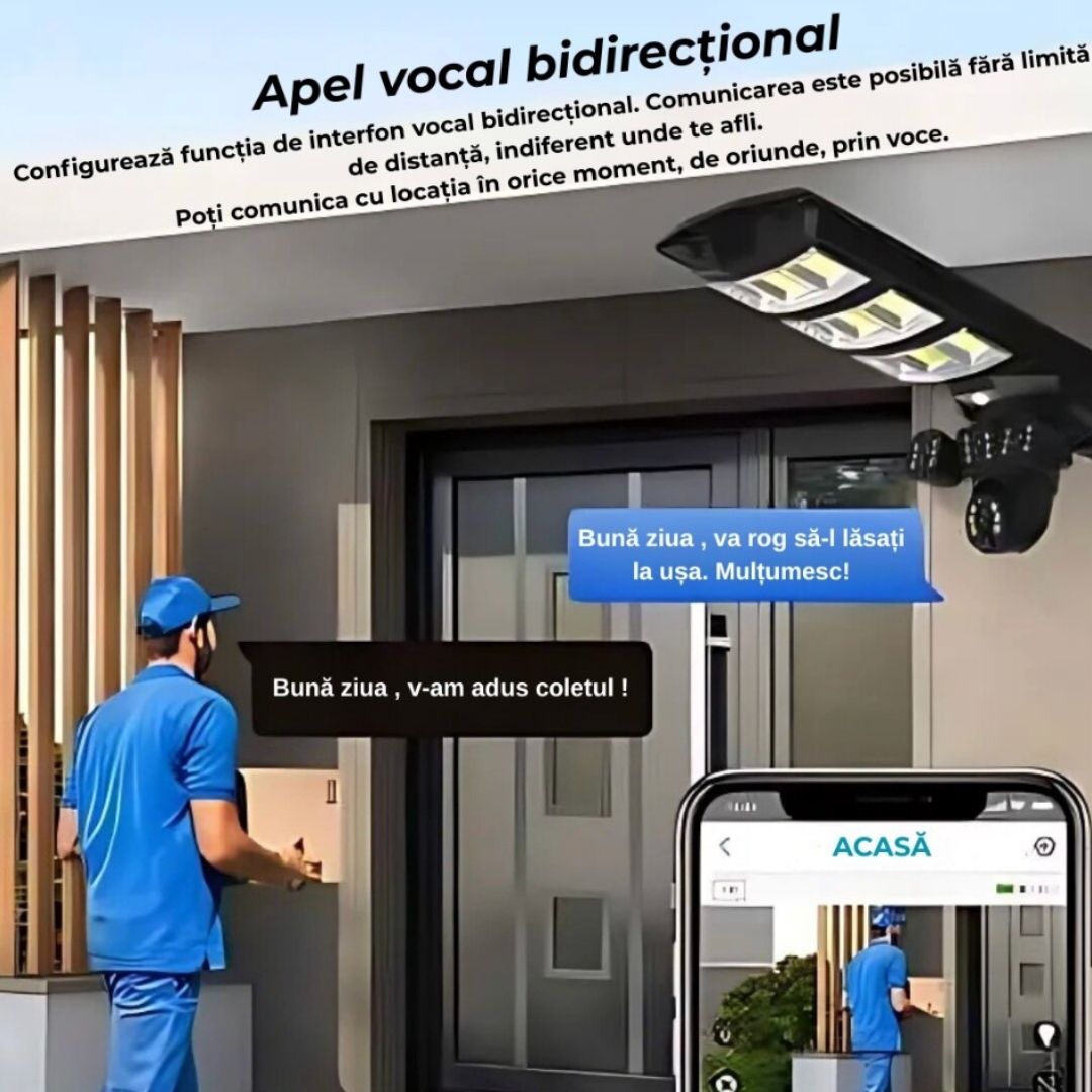 LAMPA SOLARA CU CAMERA V2