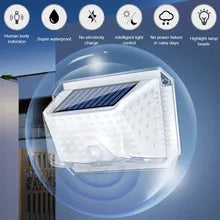 Oferta zilei! Set 5 Lampi 90Led solare transparente cu senzor de miscare