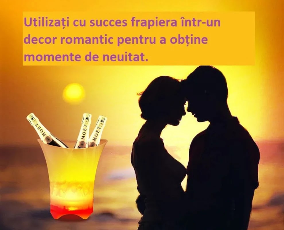 Frapieră cu Bluetooth și Iluminare LED – Portabilă, Elegantă, Multifuncțională