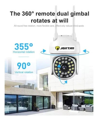 Pachet 2 X Camera De Supraveghere Jortan, JT-8161QJ, Full Color, Smart & Wifi IP Camera si 2 CARDURI DE MEMORIE INCLUSE