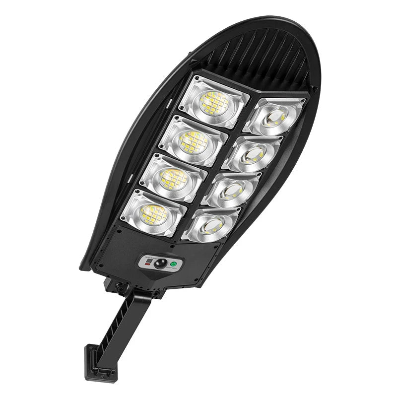 PACHET 3 x Lampa solara STRADALA, 1300W, 400 LED-uri, Negru