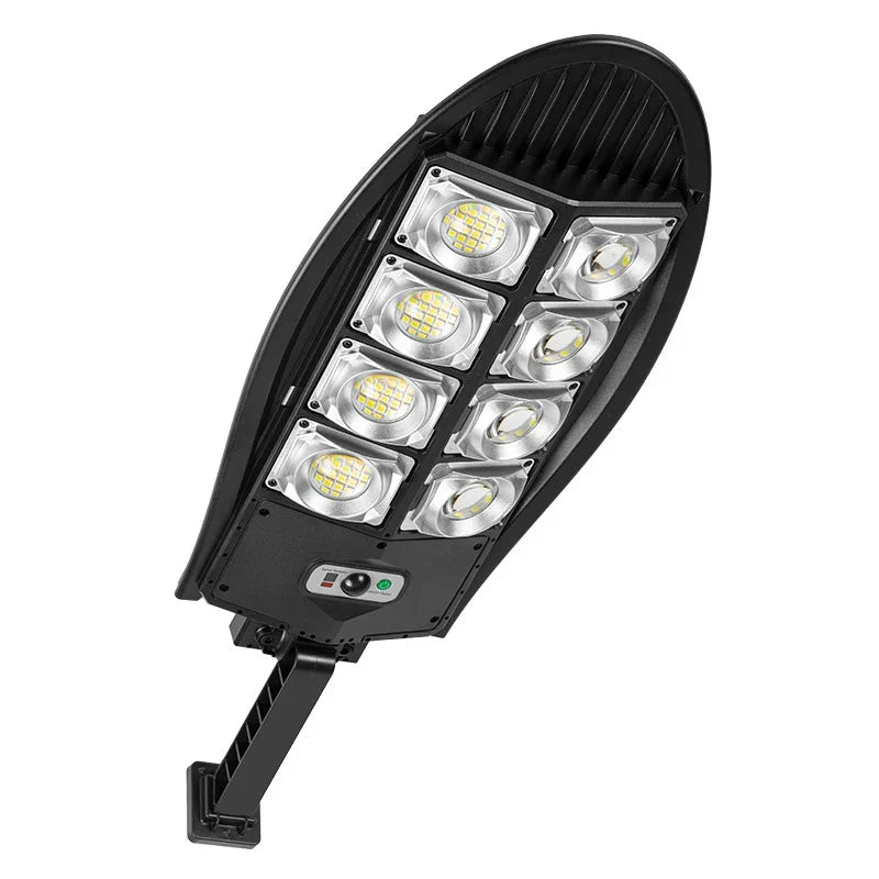 PACHET 2 x Lampa solara STRADALA, 1300W, 400 LED-uri, Negru