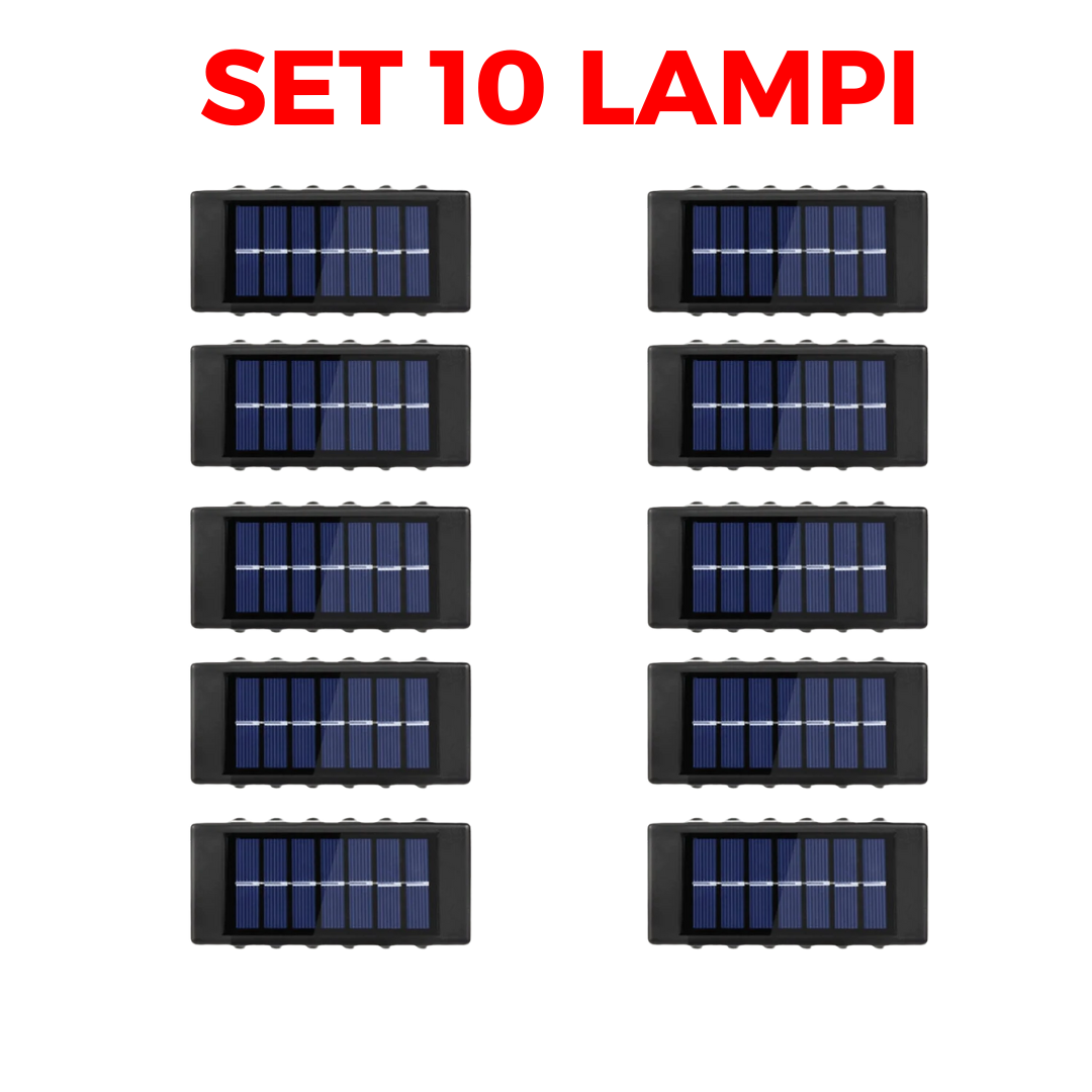 SET 10 LAMPI BIDIRECTIONALE 15CM, 10 LED-URI