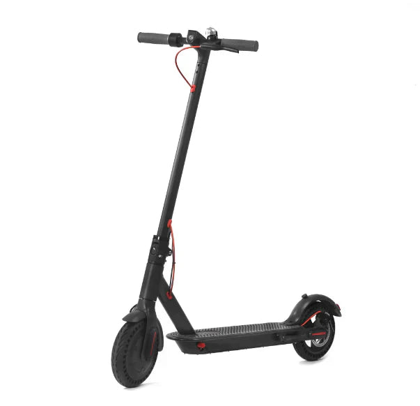 Trotineta electrica AT PERFORMANCE, Putere Motor 250W, Display LCD, Aplicatie, Autonomie 18-24 km, Viteza maxima 25-30 km/h, Negru cu Gri