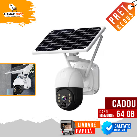 Camera Supraveghere LENSO 4G  + CARD 64GB