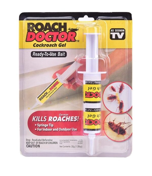 6 x Insecticid tip seringa, solutie antigandaci RoachDoctor