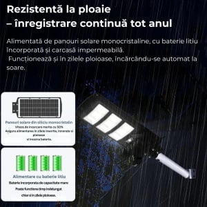 PACHET LAMPĂ SOLARĂ XL 4G + 2 Lămpi Solare cu Senzor + Card 128 GB + Cartelă YOXO!