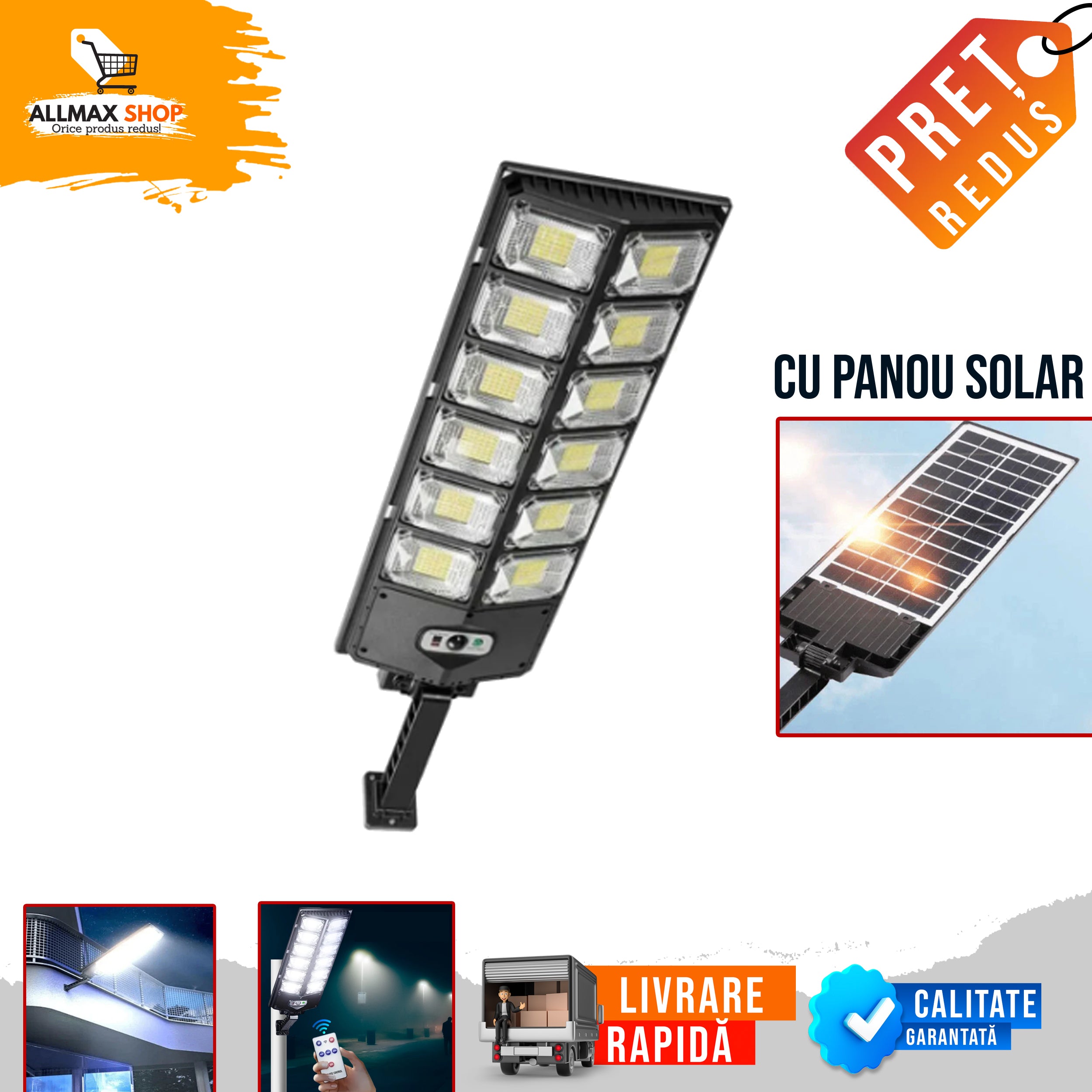 Lampa solară stradală 3000W  W789B-6