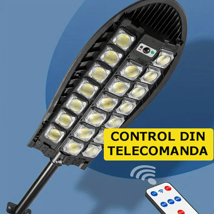 Lampa solară stradală 3300w - Picior metalic