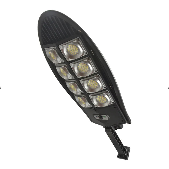 PACHET 3 x Lampa solara STRADALA, 1300W, 400 LED-uri, Negru