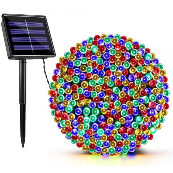 SET 5 INSTALATII SOLARE 100 LED-URI MULTICOLORA