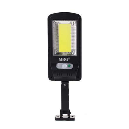 Oferta 1+1! Lampa solara stradala, Panou solar, 100 LED Cob, Negru