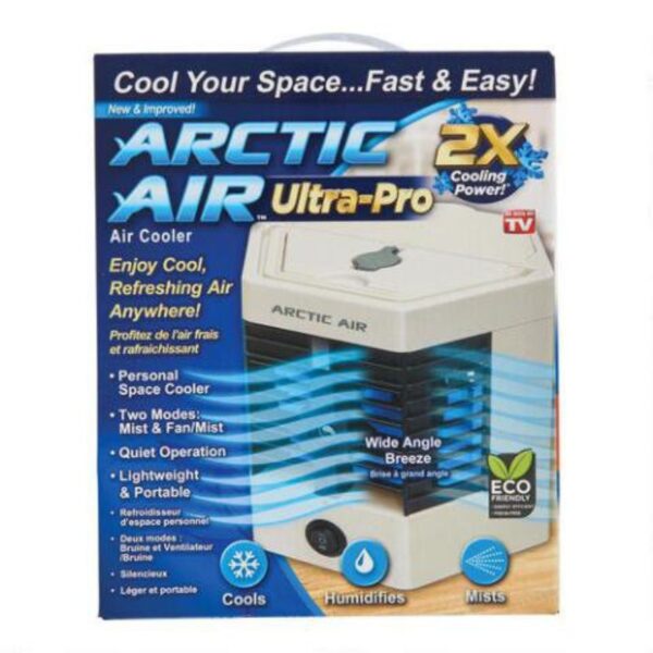 Mini aer conditionat, Mini Cooler Arctic cool Ultra-Pro, 2 trepte de functionare, 10W