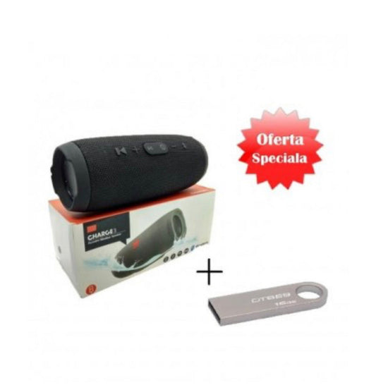 Boxa portabila rezistenta la apa + Stick USB 16 GB