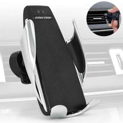 Incarcator auto FAST CHARGE wireless cu sistem de prindere cu senzor