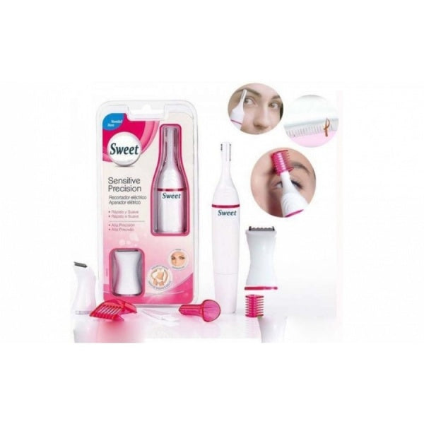 Pachet cosmetic complet: Set epilator facial si epilator sprancene (incarcare usb) + CADOU Epilator facial multifunctional