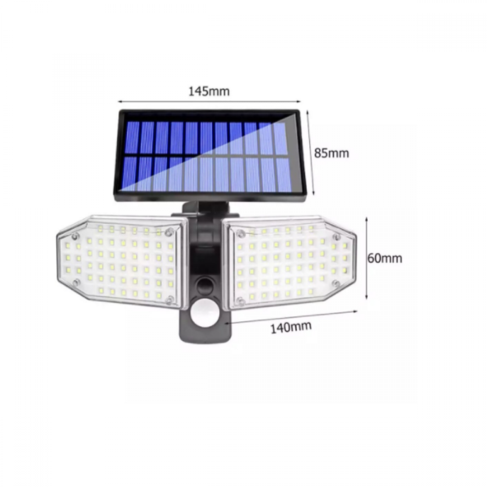 Lampa solara cu senzor de miscare 78 x LED, 600LM , 120 grade