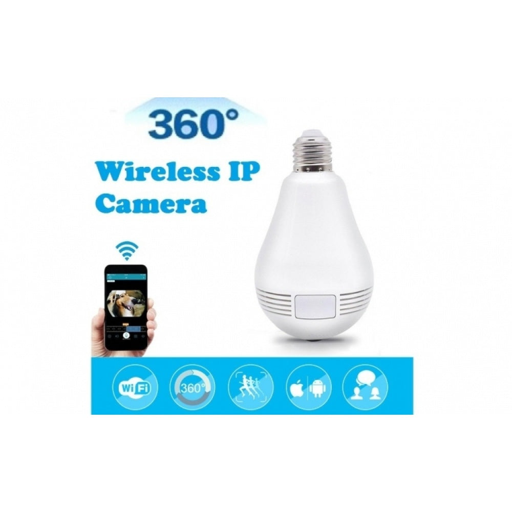 Bec inteligent cu camera de supraveghere IP Wireless