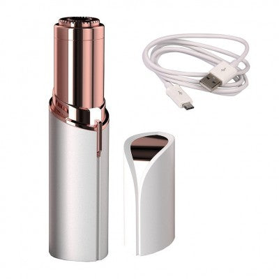 Pachet cosmetic complet: Set epilator facial si epilator sprancene (incarcare usb) + CADOU Epilator facial multifunctional