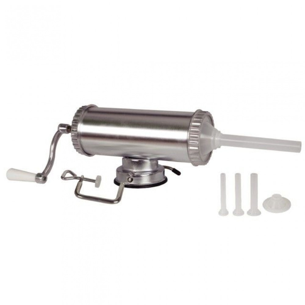 Masina din inox de umplut carnati - capacitate 1.5 kg