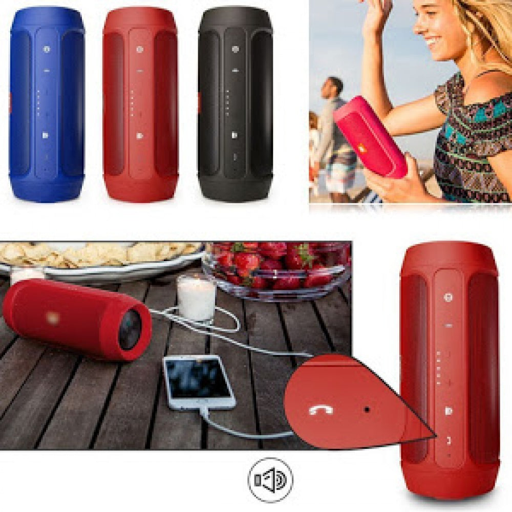 Boxa portabila Bluetooth Charge 2+ prevazuta cu doua difuzoare si multiple functii